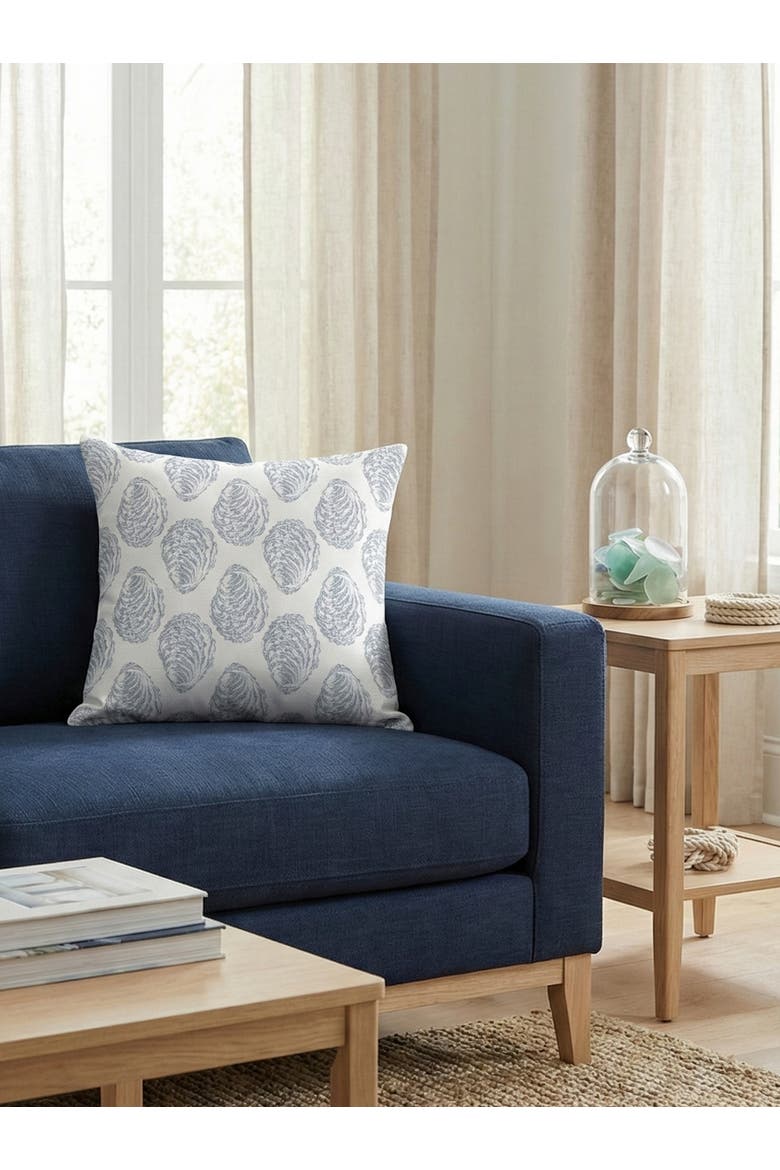 Drifted Oyster Linen Pillow Cover Only, Alternate, color, Grey
