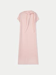 Gobi Cashmere Cashmere Tie-Neck Dress