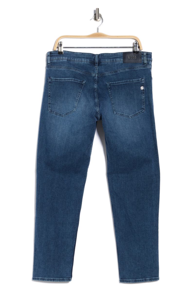 BOSS Maine Regular Fit Straight Leg Jeans, Alternate, color, Medium Blue