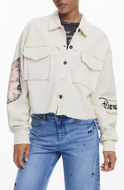 Desigual Mickey Mouse™ Knit Jacket In White