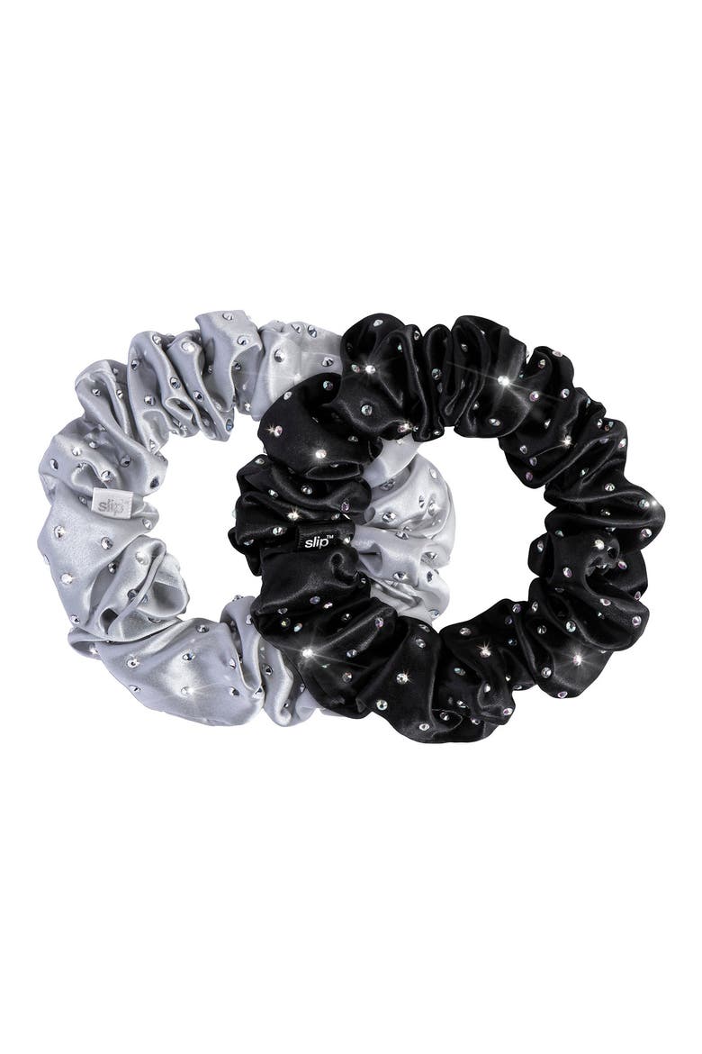 Moonlight Pure Silk Scrunchie Set (Limited Edition), Main, color, NO COLOR