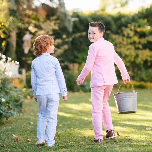HOPE & HENRY HOPE & HENRY BOYS' LINEN SUIT PANT, KIDS