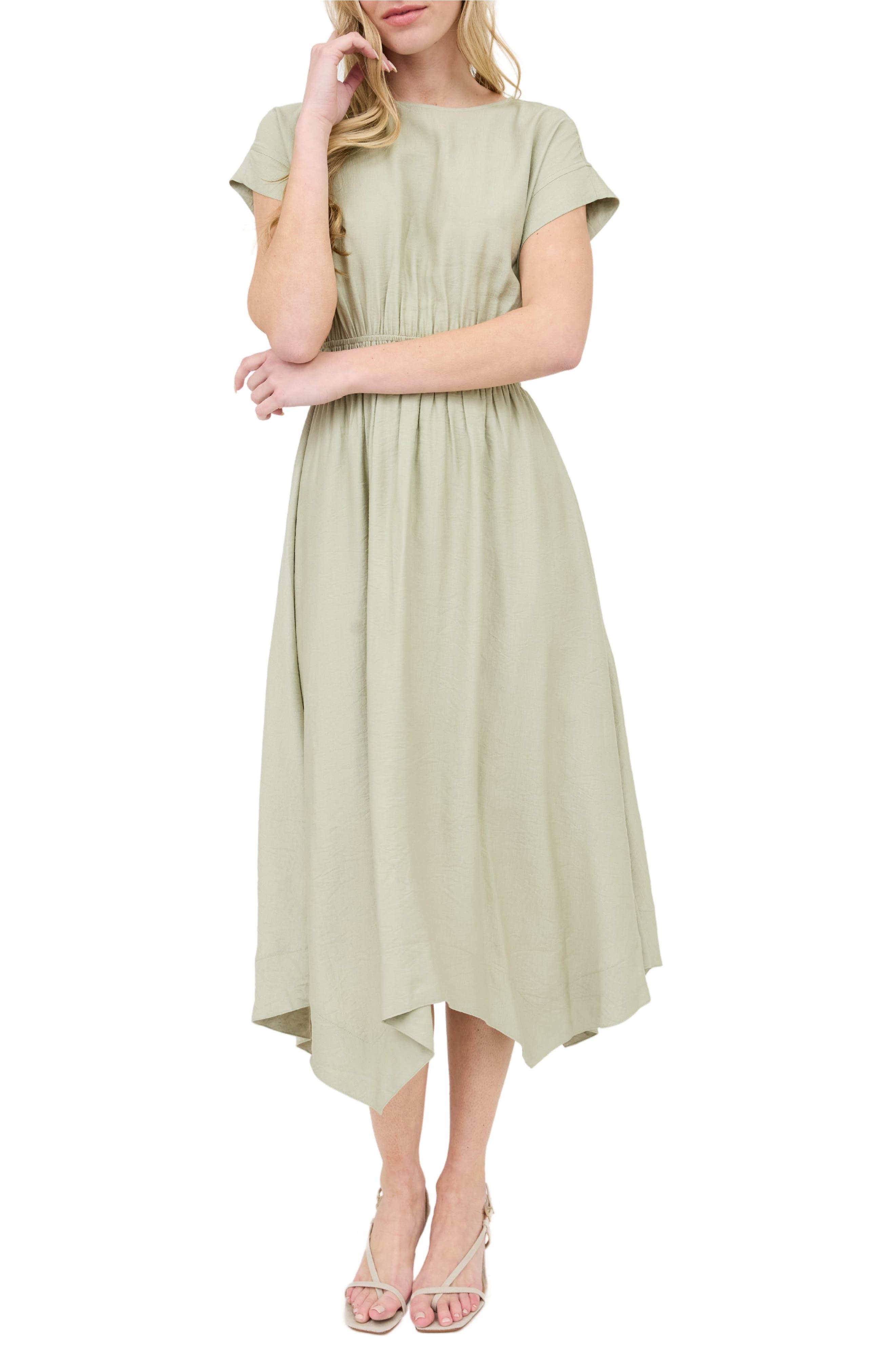 Asymmetric Shift Dress - image 3