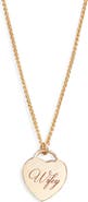 Set & Stones Wifey Alice Pendant Necklace