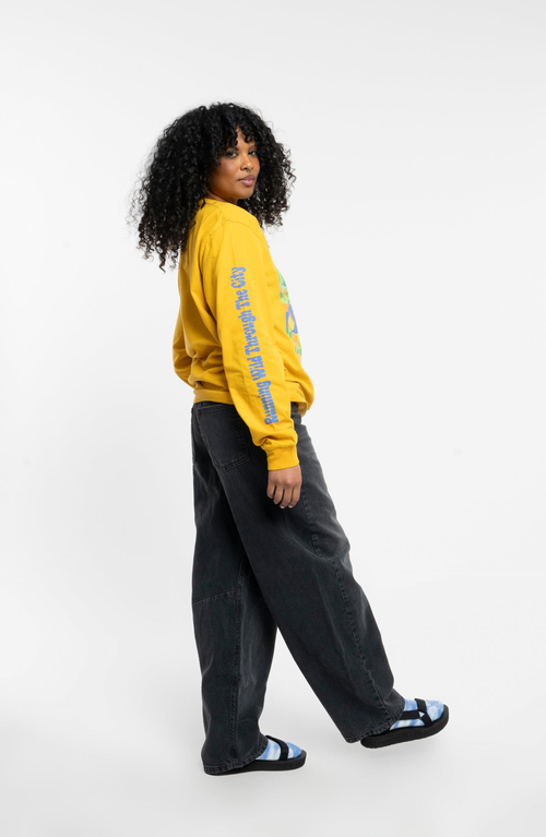 Parks Project Welcome to LA River Long Sleeve Tee in Maize Yellow 