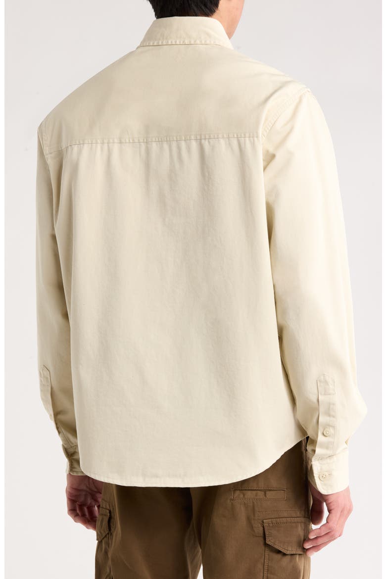 C-Owen Cotton Button-Up Shirt, Alternate, color, OPEN WHITE