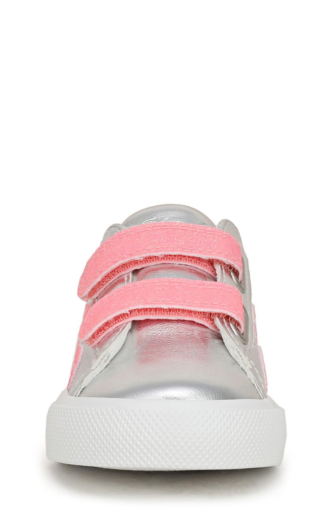 Blowfish Malibu Kids' Vice Sneaker, Alternate, color, Silver/ Pink