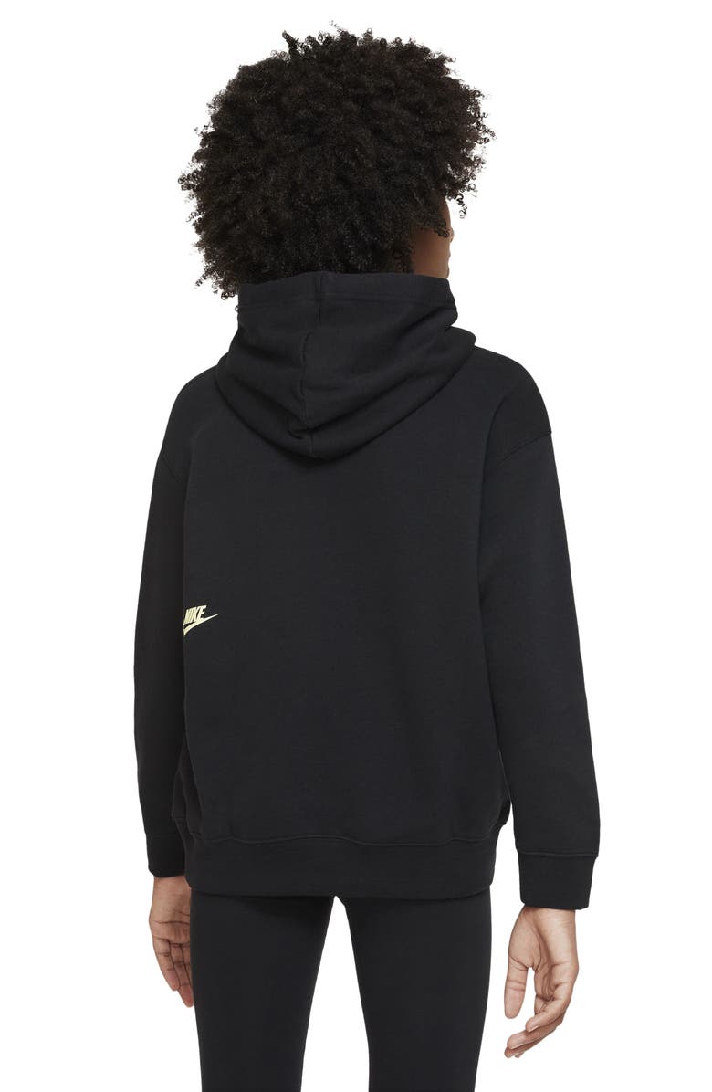 Nike Kids' Dot Logo Hoodie, Alternate, color, 