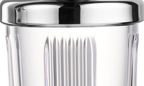 Waterford Lismore Crystal Glass And Stainless-steel Cocktail Shaker In Transparent