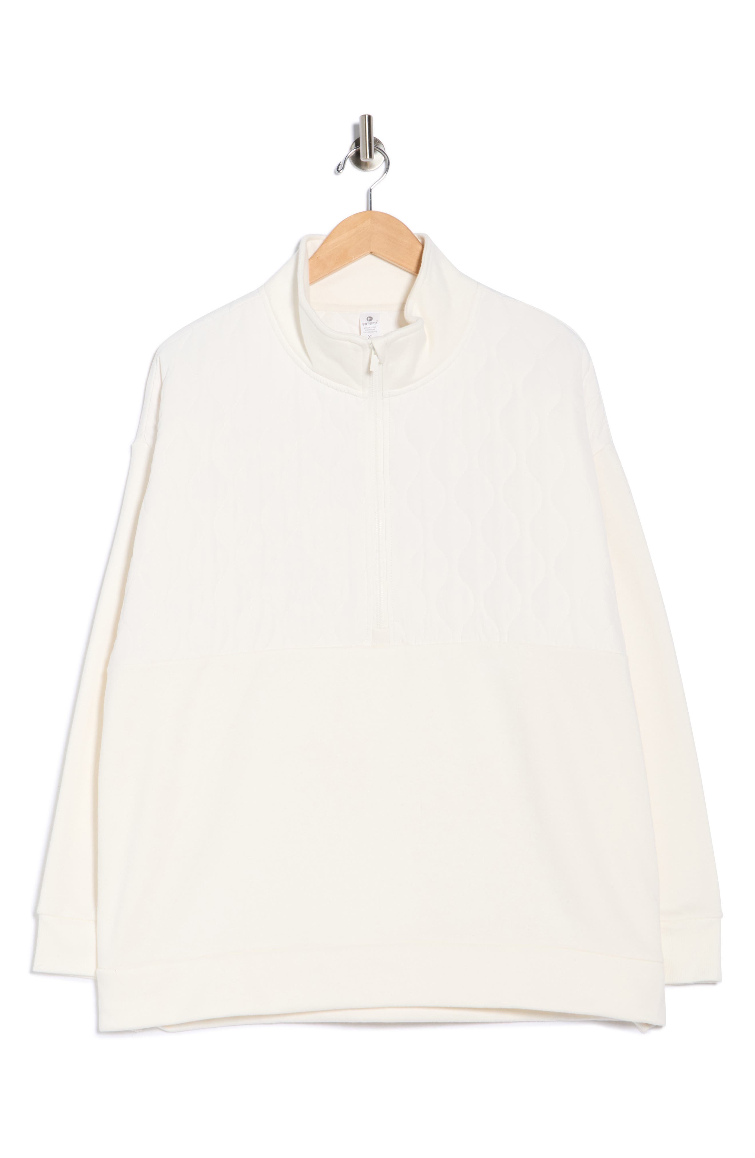 90 DEGREE BY REFLEX Silicon Fleece Half Zip Pullover