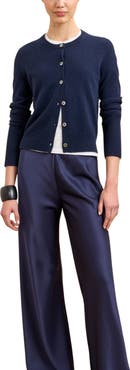 La Ligne Solid Lean Lines Cardigan