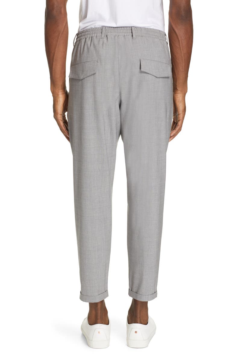 Eleventy Stretch Wool Jogger Dress Pants, Alternate, color,