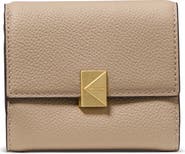 Kate Spade New York deco small pebbled leather flat wallet