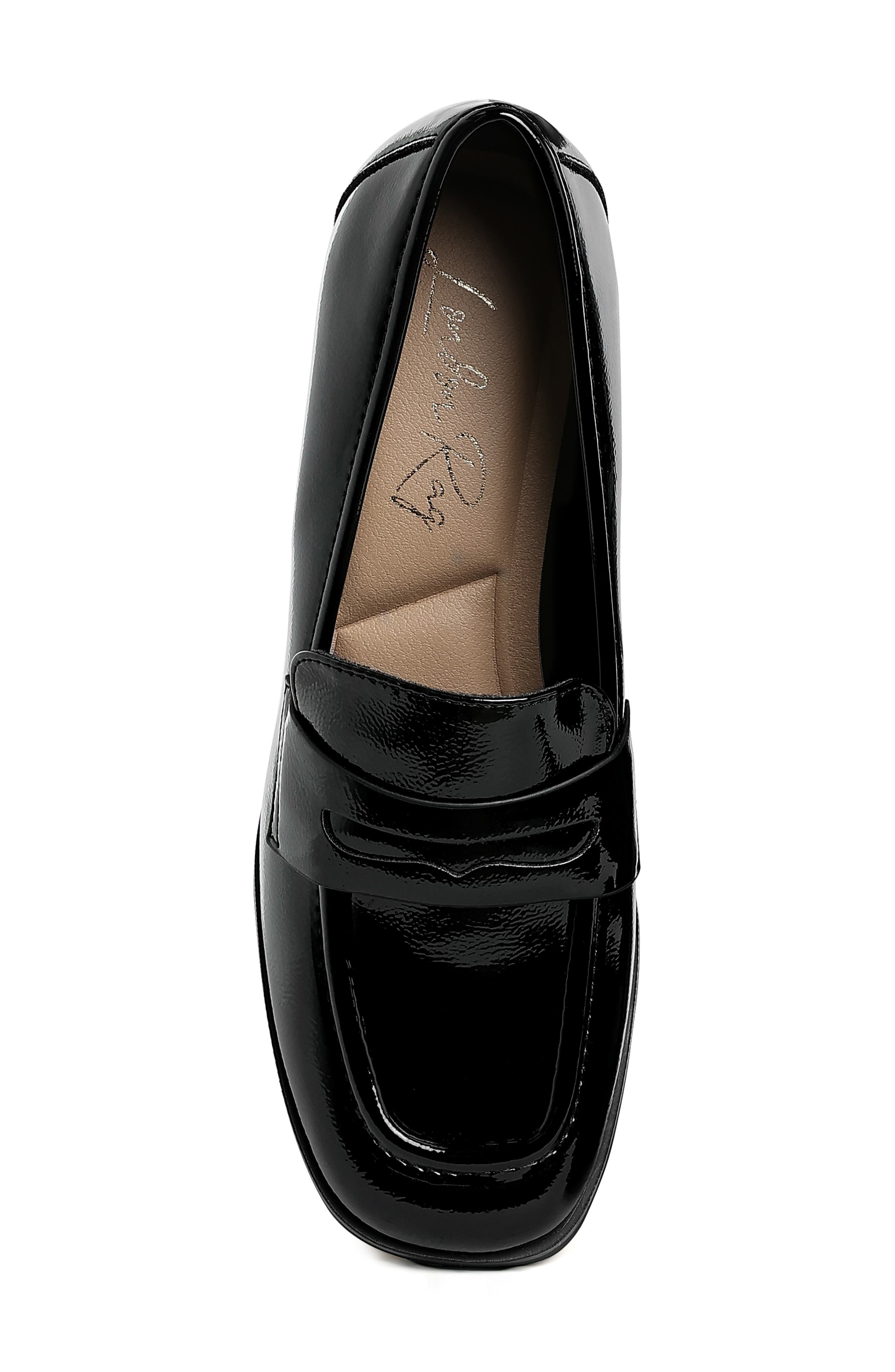 LONDON RAG Umdoni Penny Pump, Alternate, color, Black