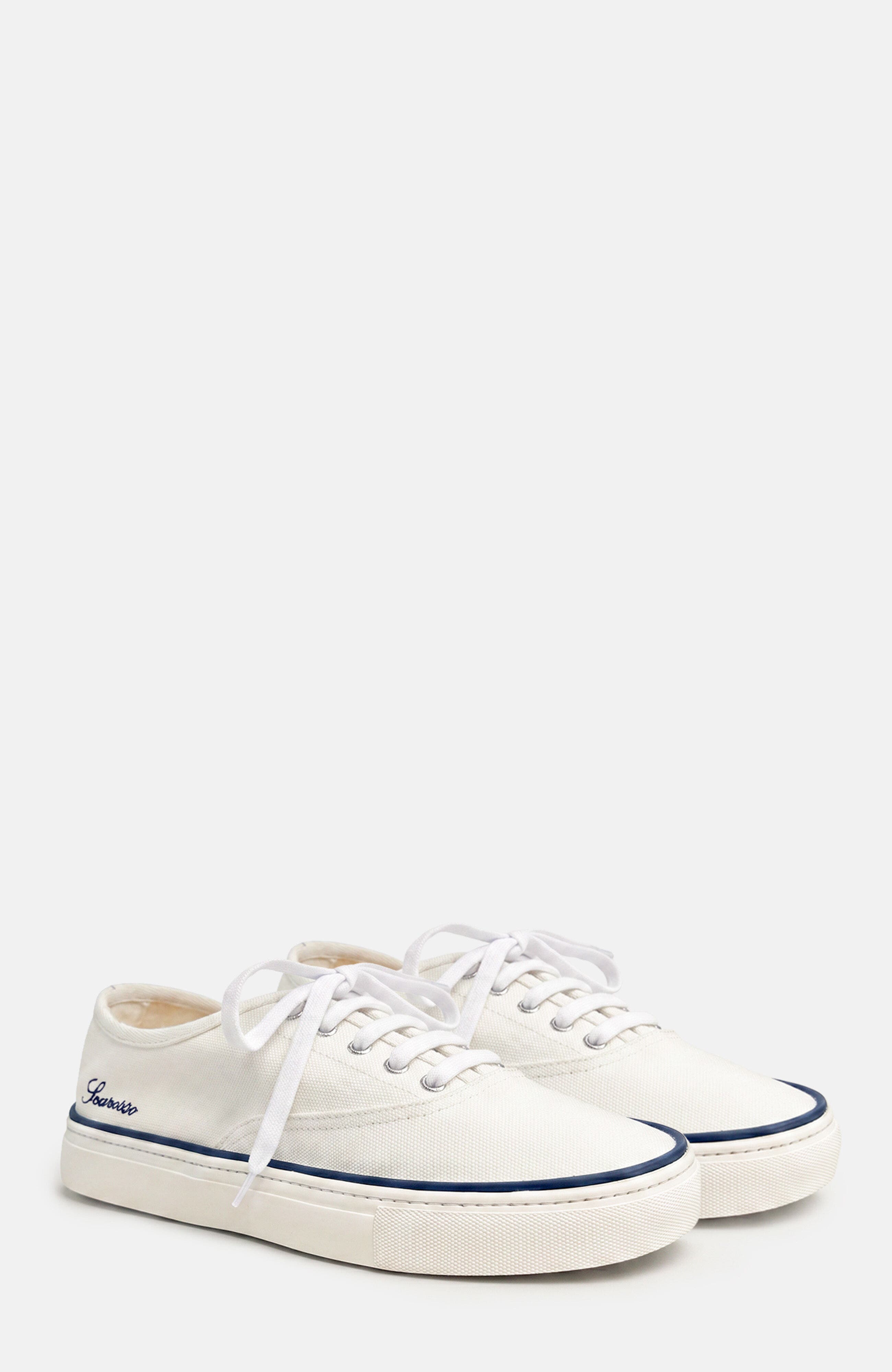 Sirio Sneakers, Main, color, White - Cotton