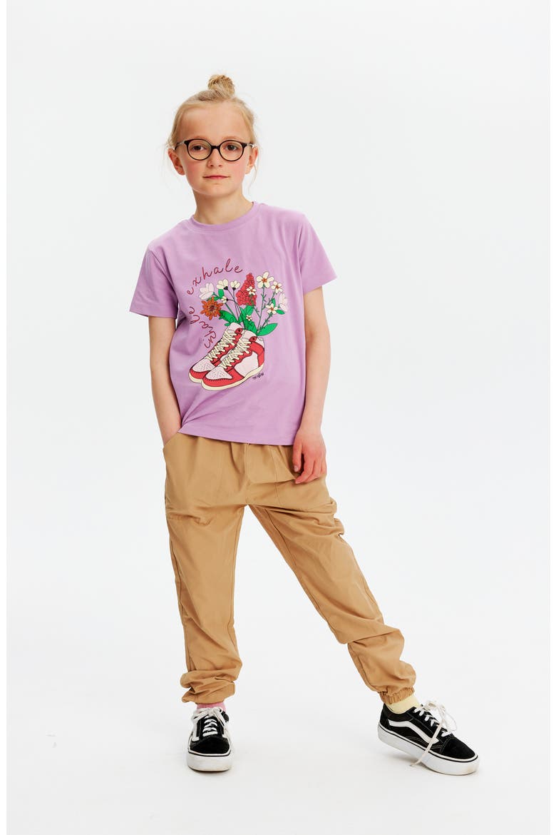 Kids' Jessica Organic Cotton Graphic T-Shirt, Alternate, color, LIGHT PURPLE