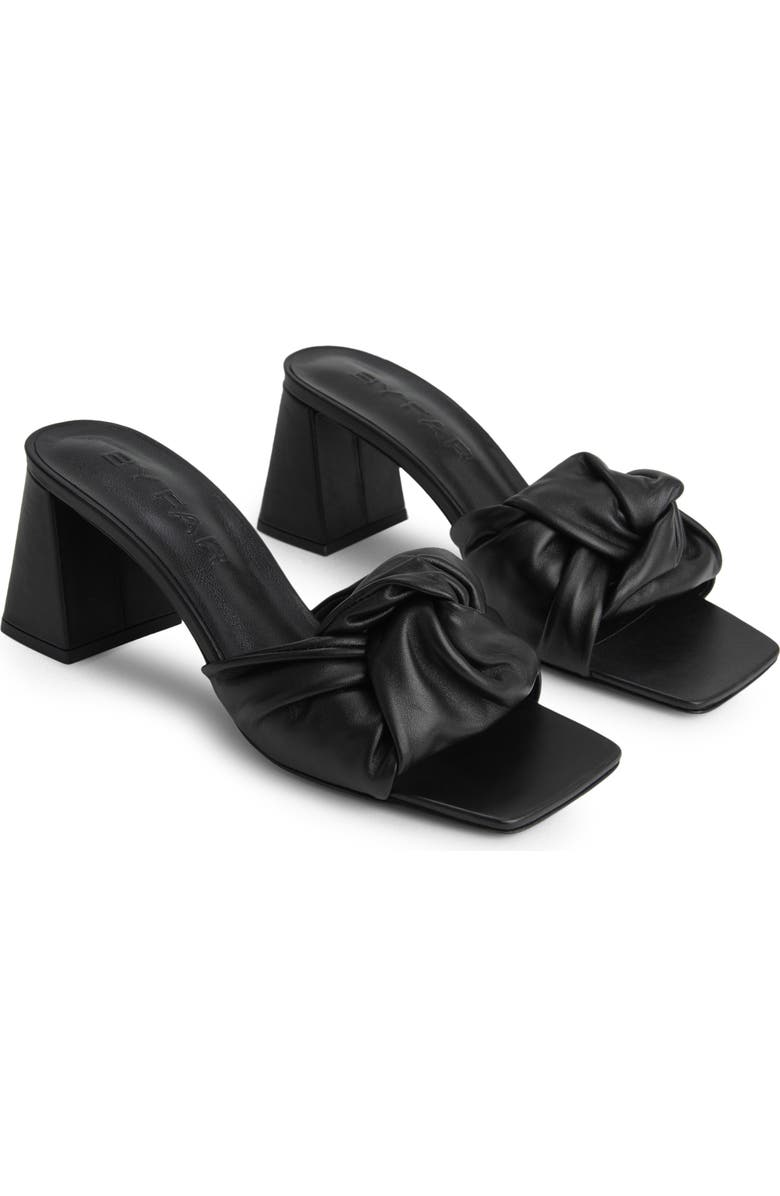 By Far Lamar Twist Square Toe Slide Sandal, Main, color,