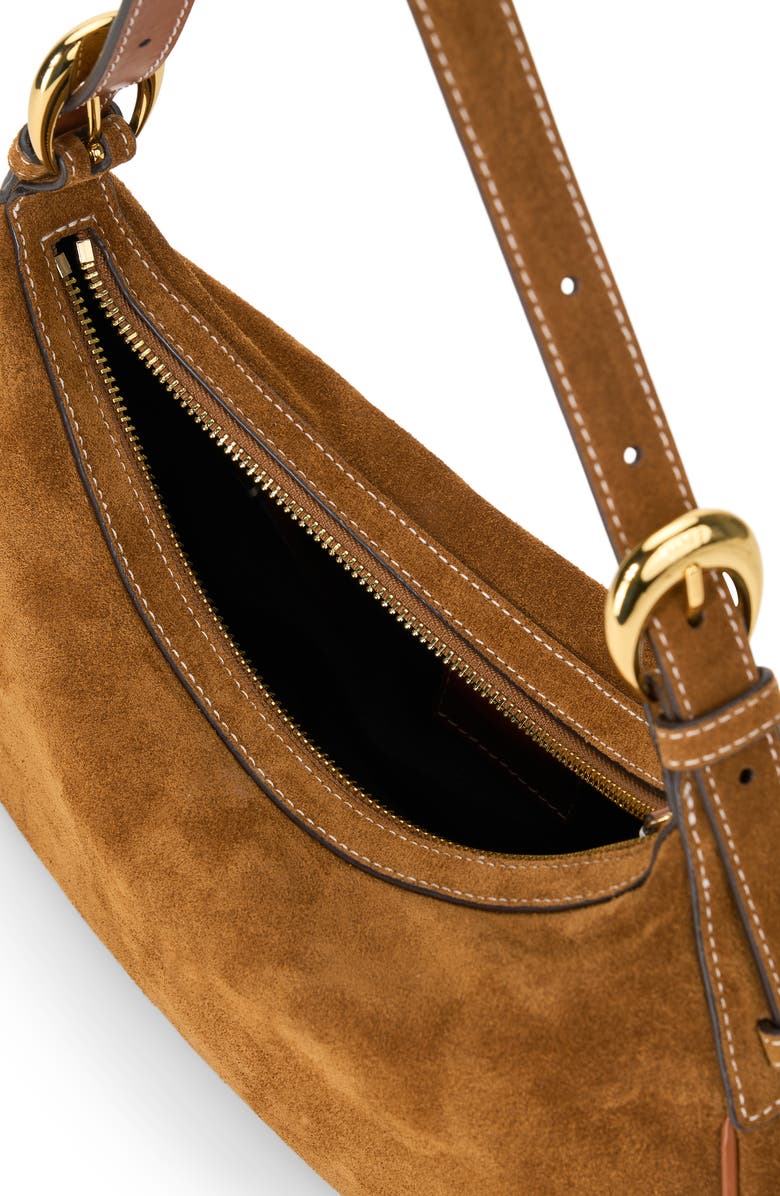 STAUD Pine Suede Shoulder Bag, Alternate, color,