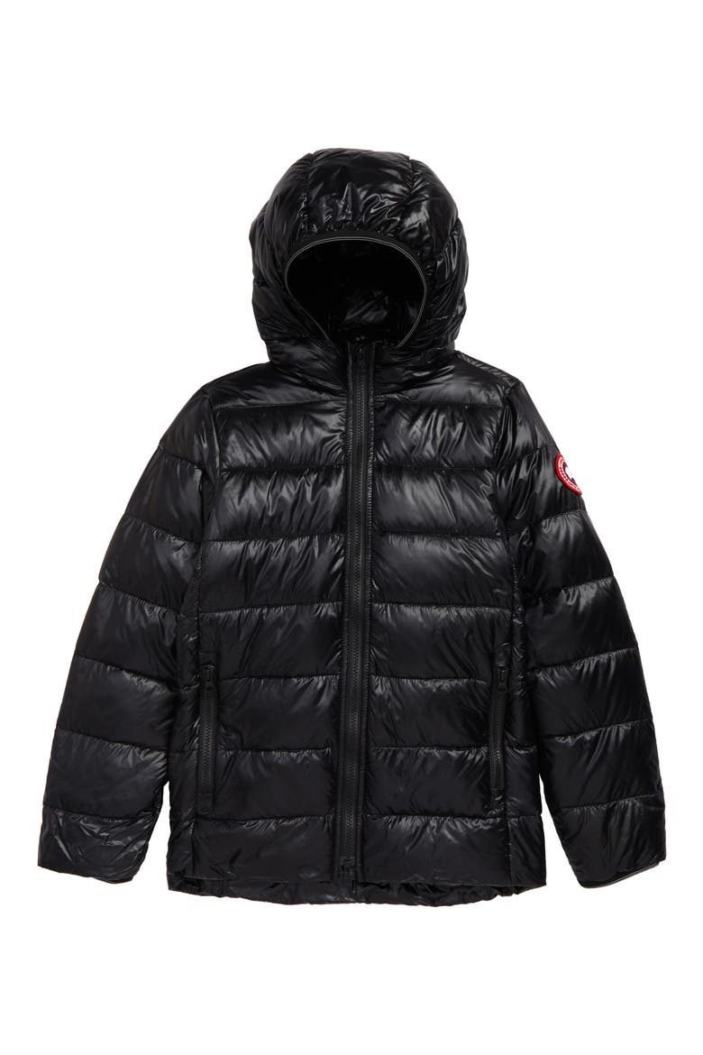 Kids' Crofton Water Resistant Quilted 750 Fill Power Down Jacket, Main, color, BLACK - NOIR
