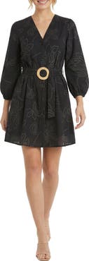 London Times A-Line Shirtdress
