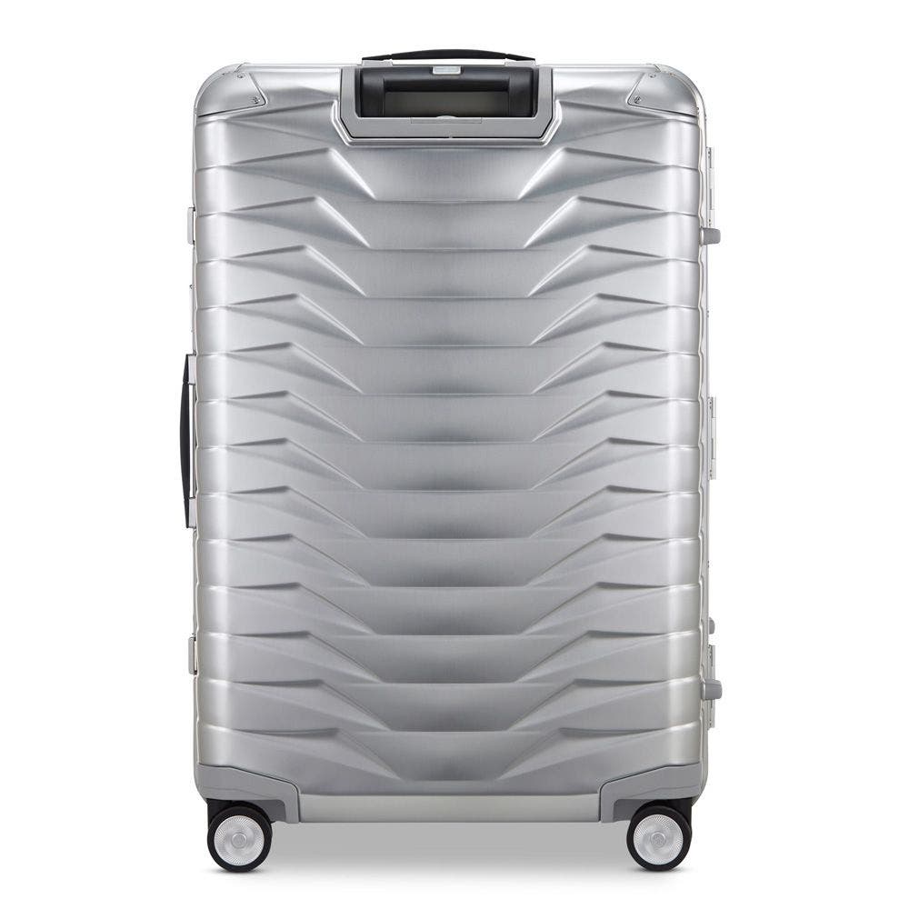 Samsonite Proxis Aluminum Large Hardside TSA Friendly Spinner, Alternate, color, Aluminum Silver