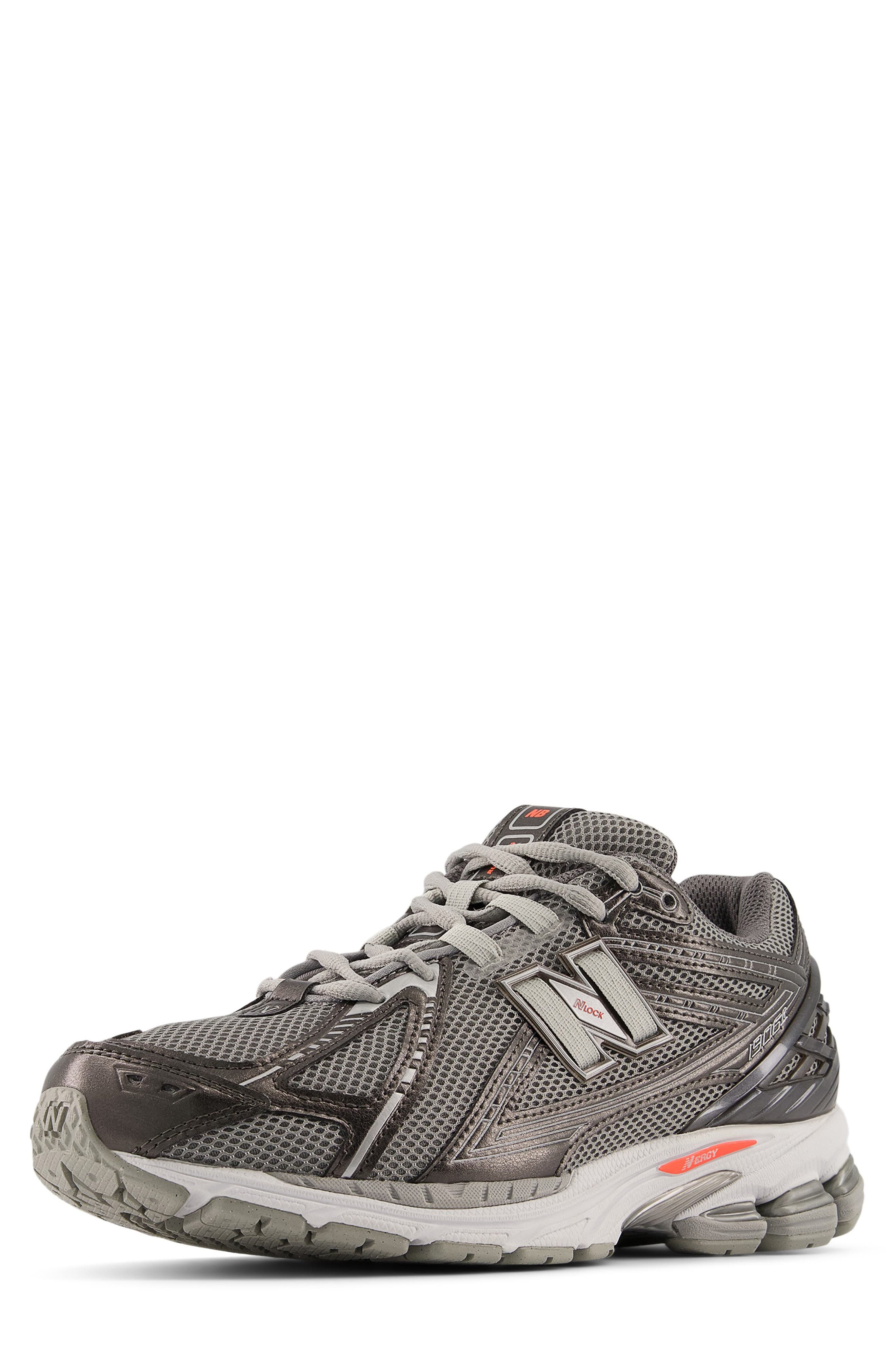 Gender Inclusive 1906R Running Shoe, Alternate, color, BLACK METALLIC/ URGENT RED