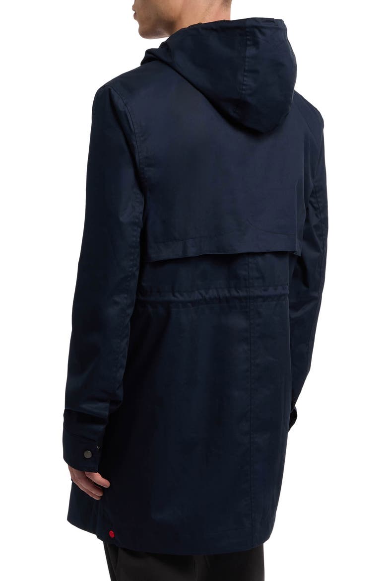 Downing Hooded Rain Jacket, Alternate, color, NIGHT SKY