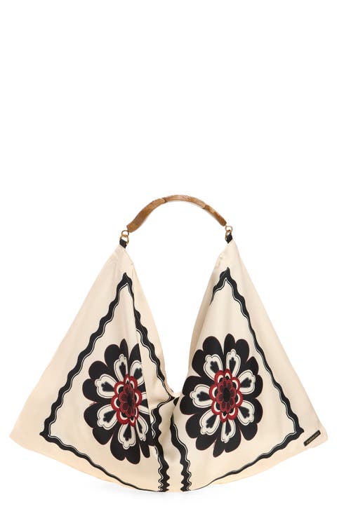 Medium Satin Scarf Bag