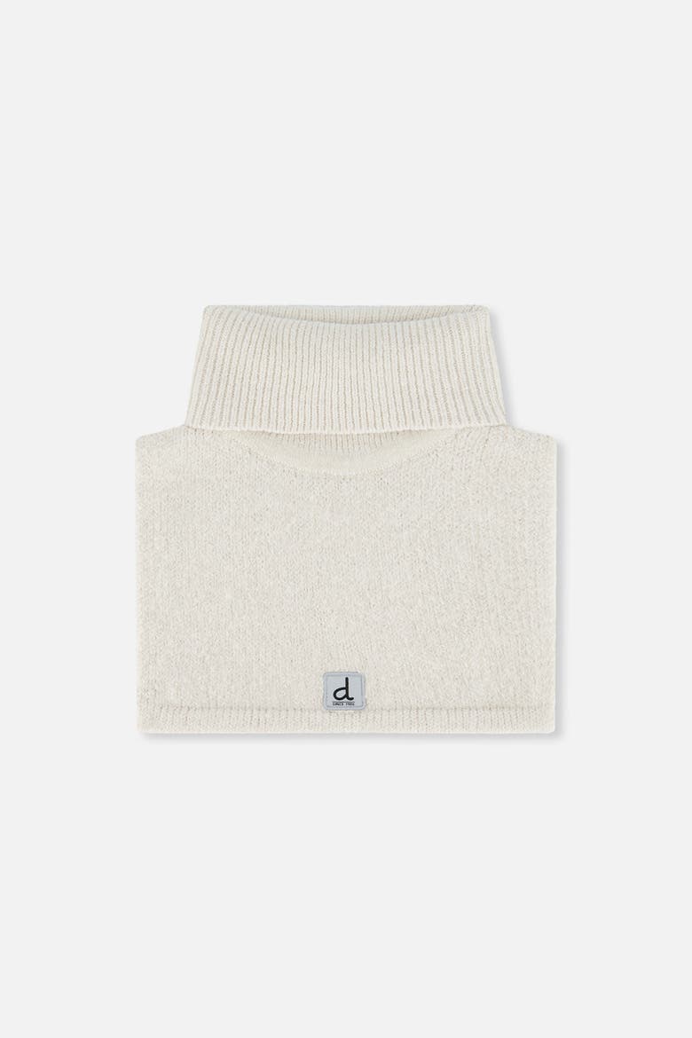 Foldover Knit Fleece Lined Turtle Neckwarmer, Main, color, Off-White