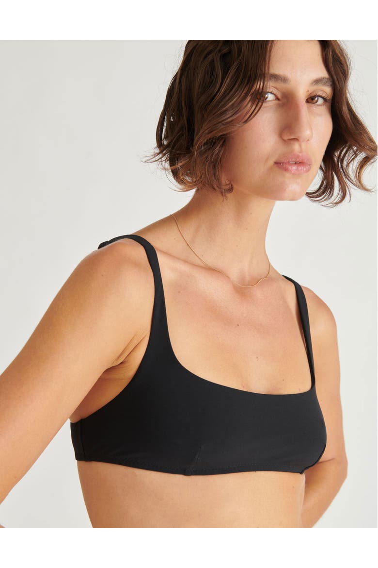 Quinn Bikini Top, Alternate, color, Black