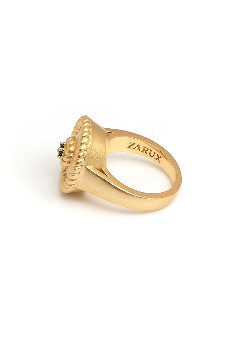 EVIL EYE Pinky Ring, Alternate, color, Yellow Gold