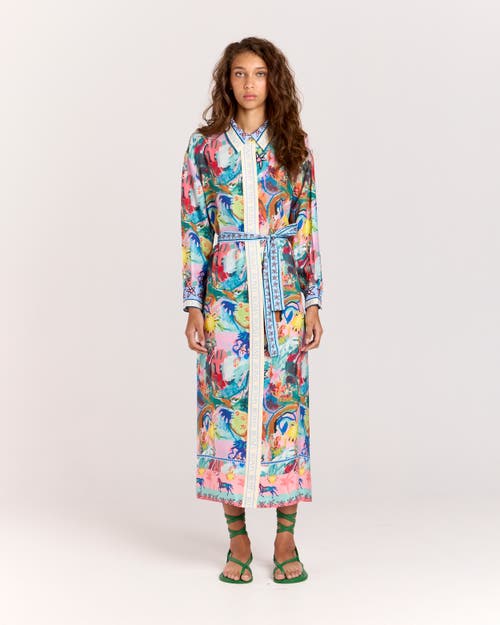Romy Vibescent Shirt Dress In Vibescent