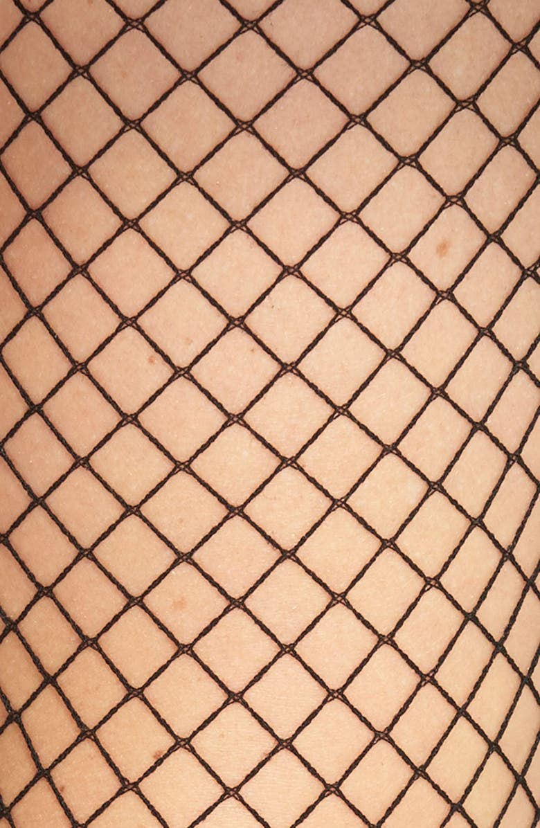 Hue 'Super' Fishnet Tights, Alternate, color,