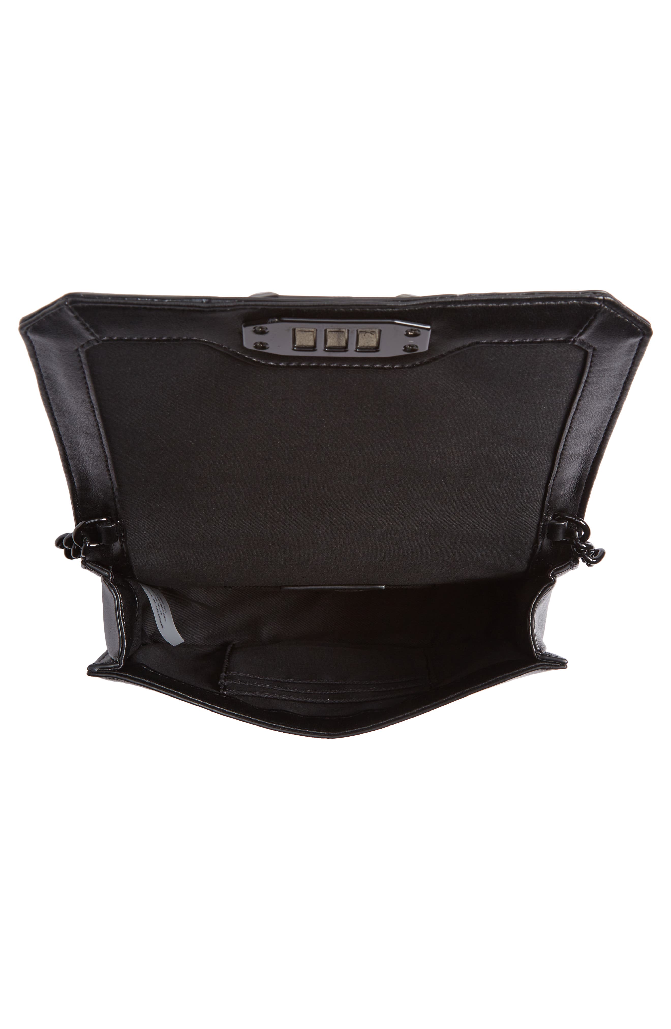 Rebecca Minkoff Love Chevron Quilted Leather Crossbody Bag, Alternate, color, 