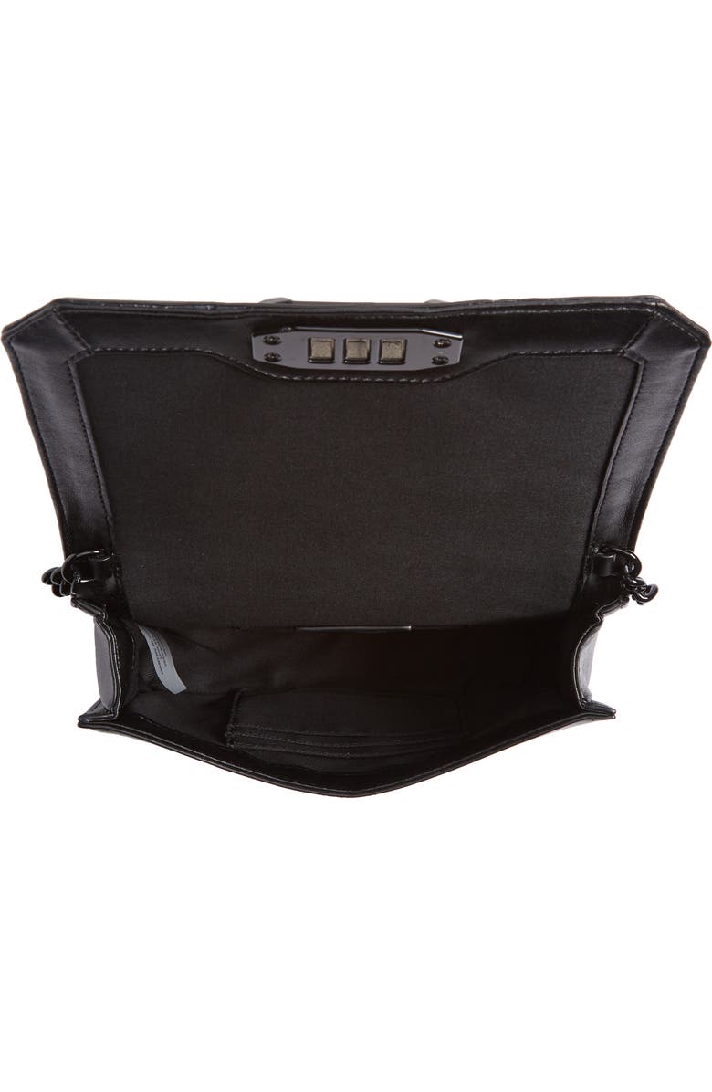 Rebecca Minkoff Love Chevron Quilted Leather Crossbody Bag, Alternate, color,