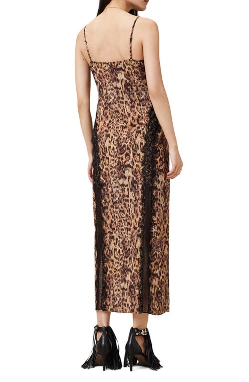 Allsaints Melia Leopard Print Maxi Dress