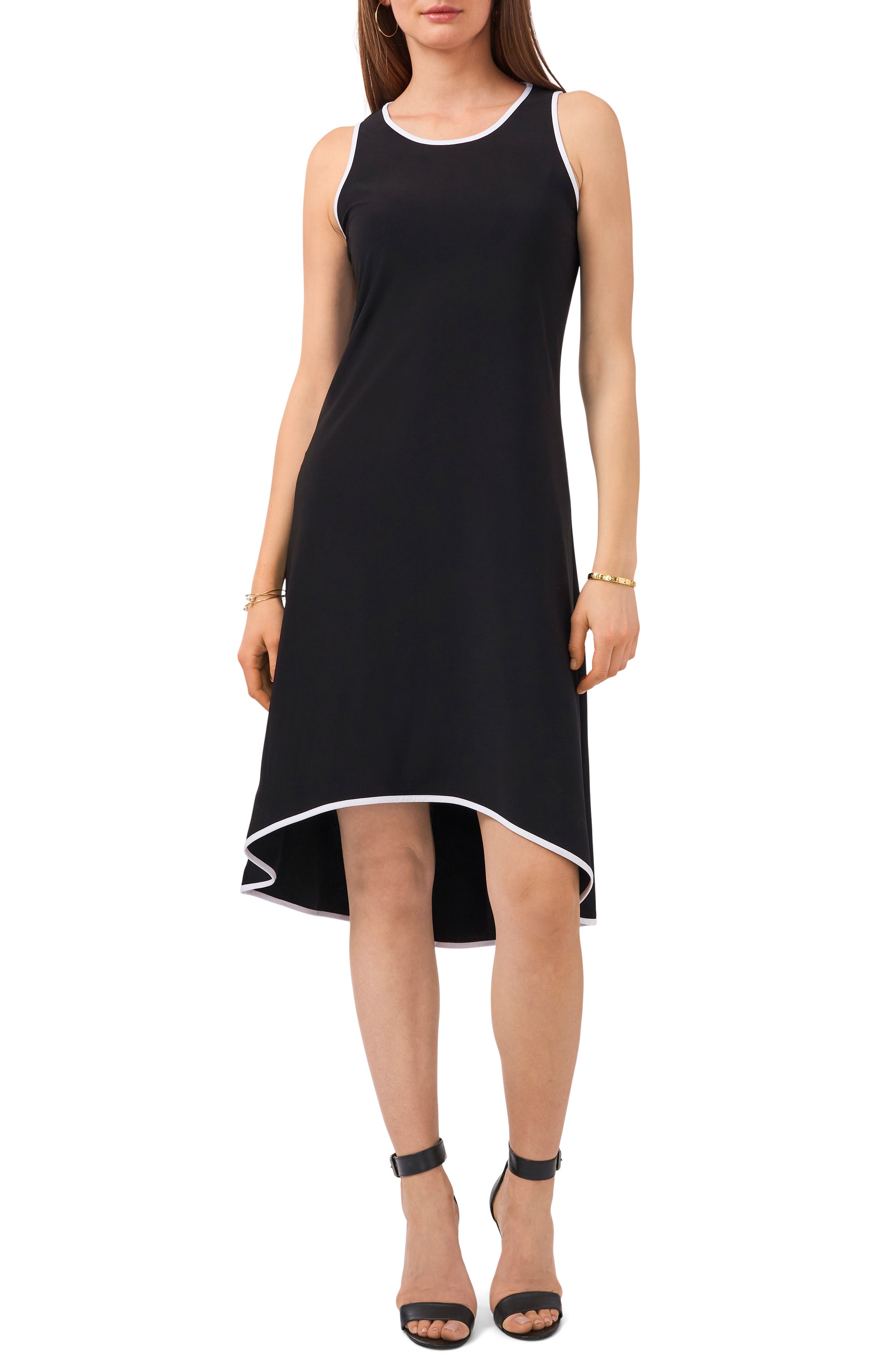 High/Low Matte Jersey Dress