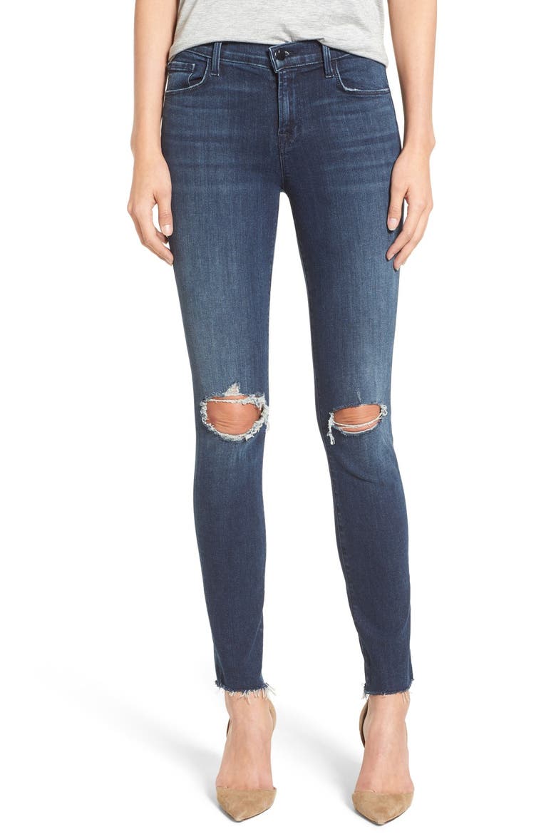 '811' Ankle Skinny Jeans, Main, color, ARCADIA