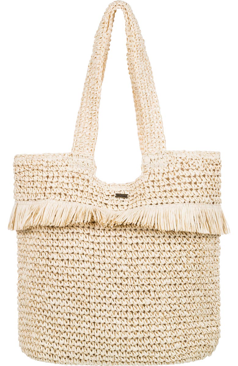 Roxy Jungle Jack Straw Tote, Main, color,