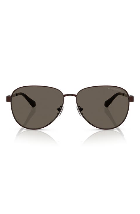 59mm Pilot Sunglasses