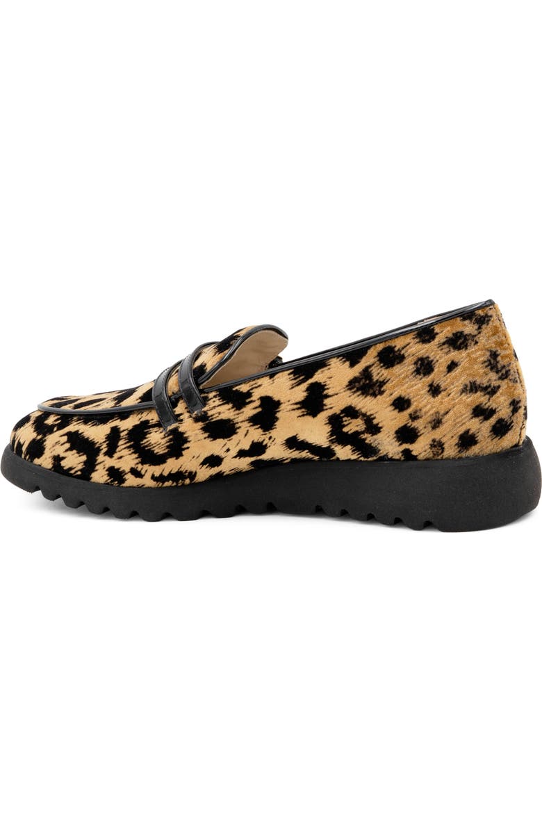 Amalfi by Rangoni Erik Wedge Sneaker, Alternate, color, Curry Dizy Black Vernice Trim