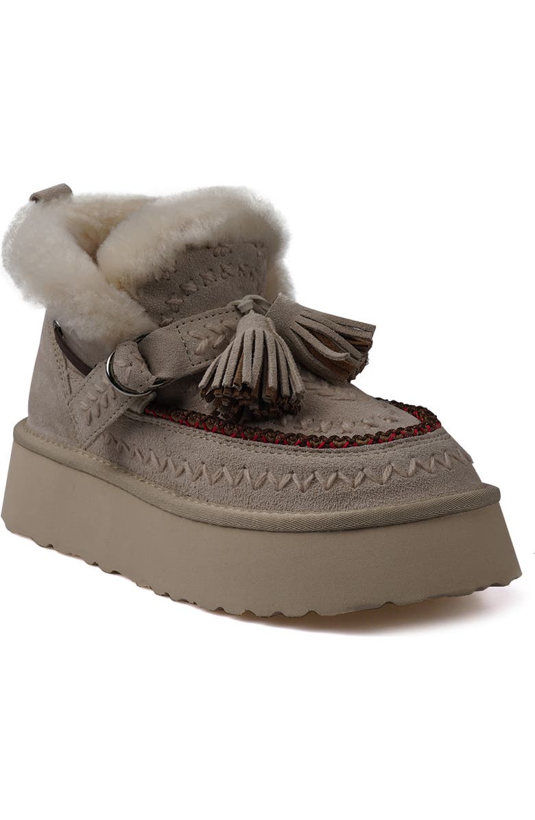 ZIGI Mindey Faux Fur Tassel Bootie, Main, color,