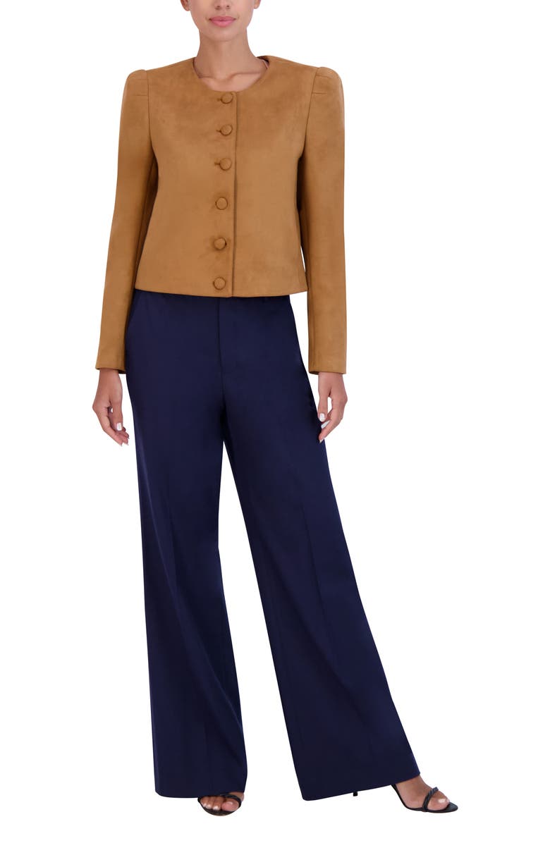 BCBGMAXAZRIA Day Faux Suede Jacket, Alternate, color, 