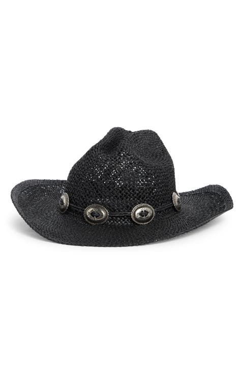 Boho Straw Cowboy Hat