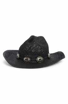 Boho Straw Cowboy Hat