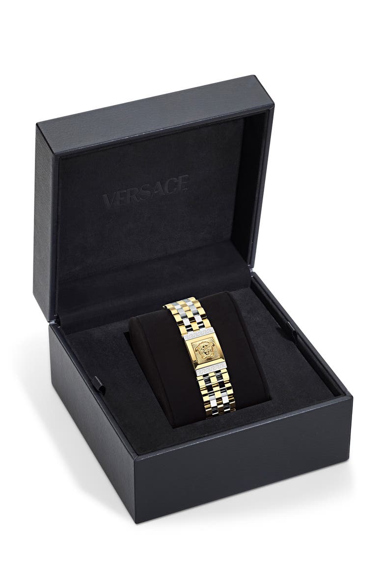 Reveal Two-Tone Bracelet Watch, 18mm x 25mm, Alternate, color, TWO TONE