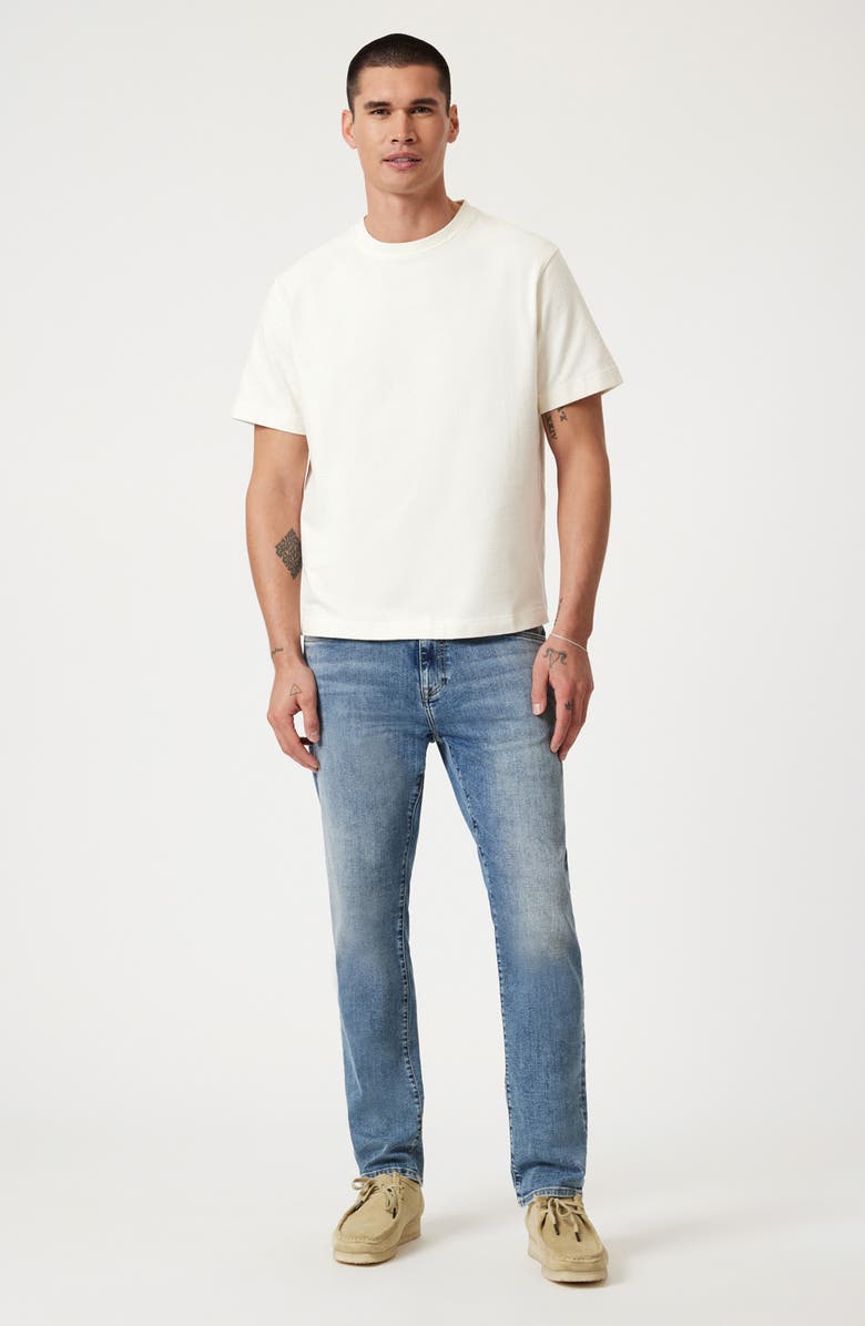 Mavi Jeans Marcus Slim Straight Leg Jeans, Alternate, color, Aqua Austin