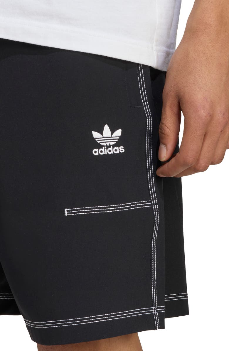 adidas Trefoil Essentials Shorts, Alternate, color, Black