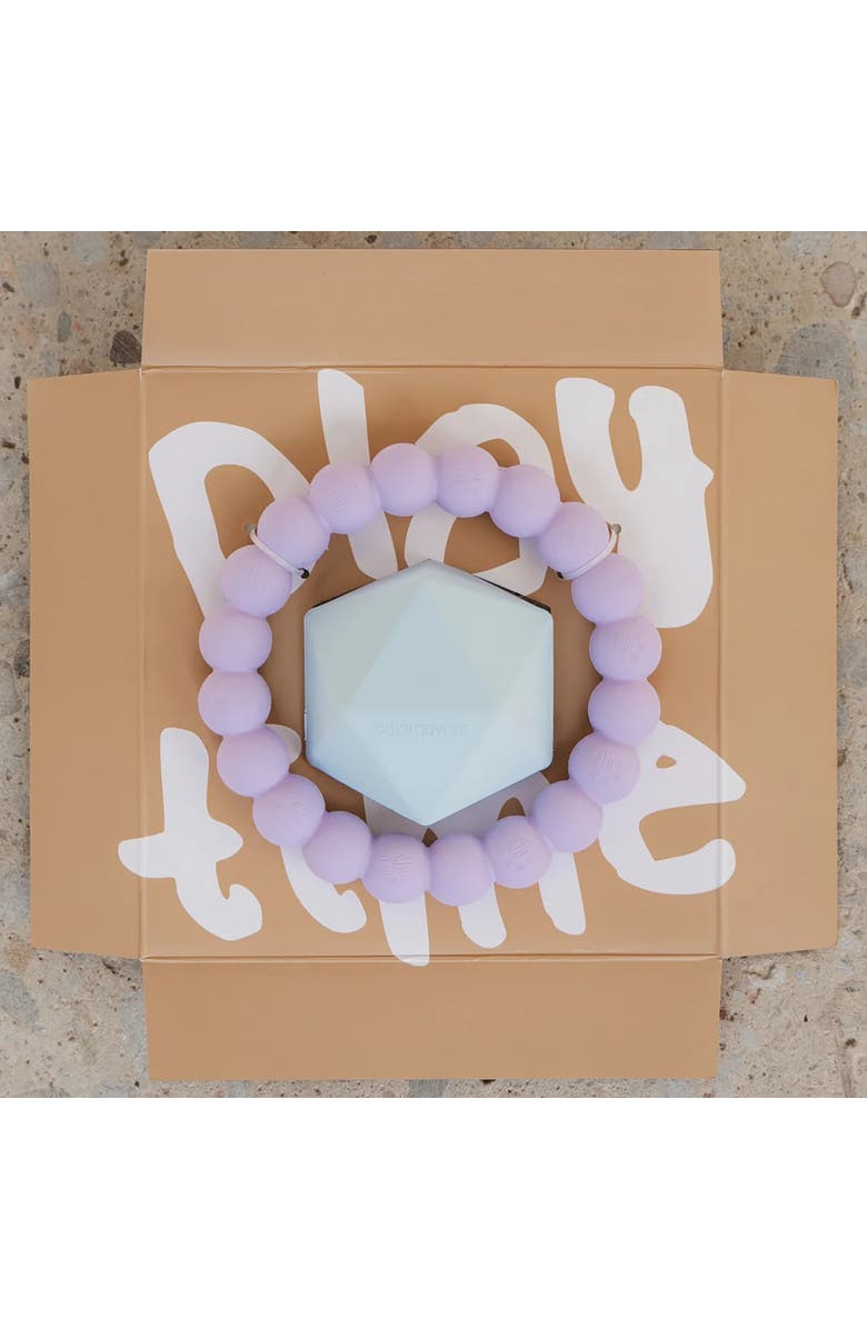 Dexypaws Chew Master Ring and Geometric Kong 2 Pieces Dog Toy, Alternate, color, Blue