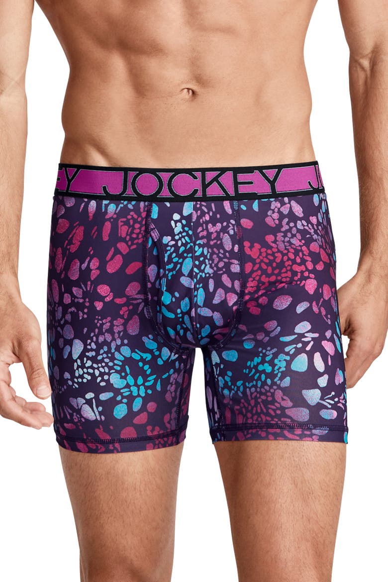 Men's Active Microfiber 5" Boxer Brief - 3 Pack, Alternate, color, Wander Blue
